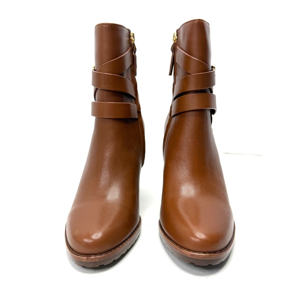 Lauren Ralph Lauren Women's Collins Dress Booties Tan Size 5B NWT/BOX